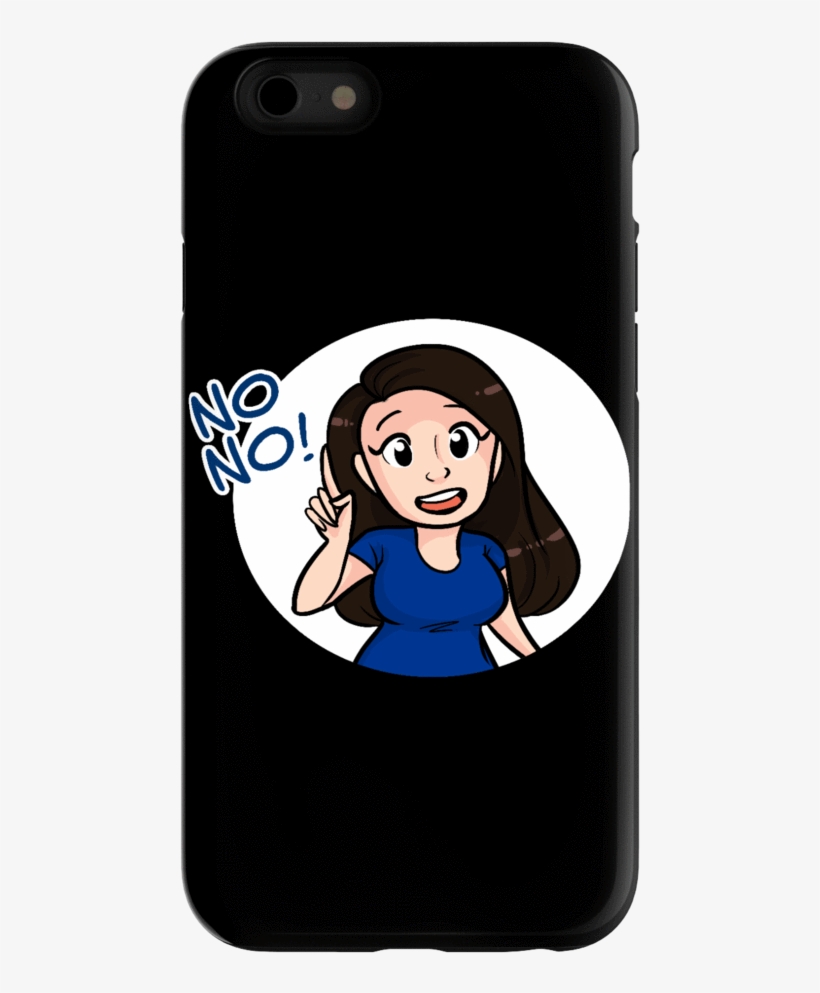 No No Cartoon - Mobile Phone Case, transparent png download