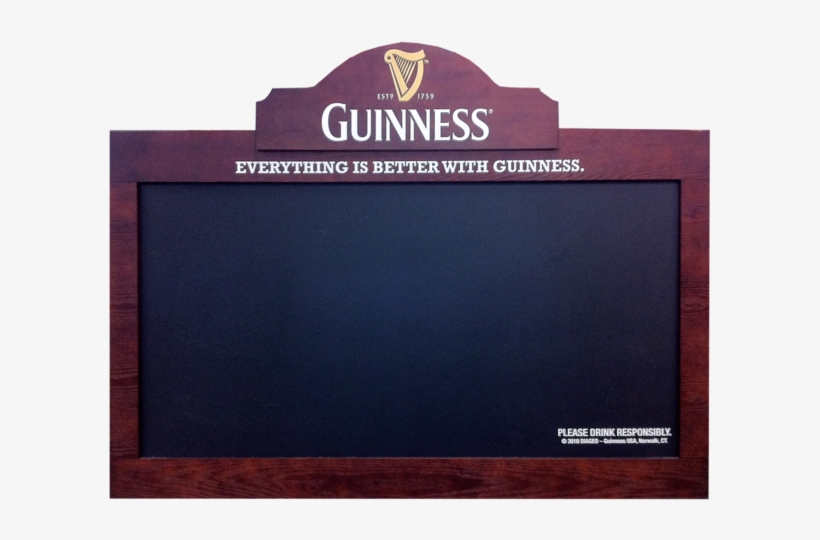 Guinness Chalkboard - Court, transparent png download
