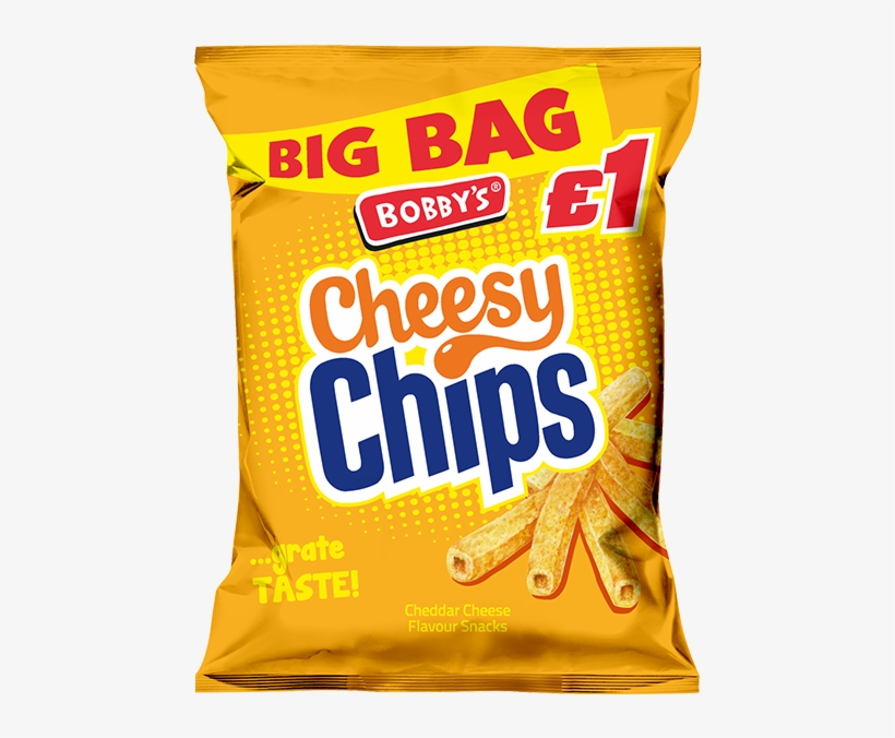 Cheesy Chips - Bobbys, transparent png download