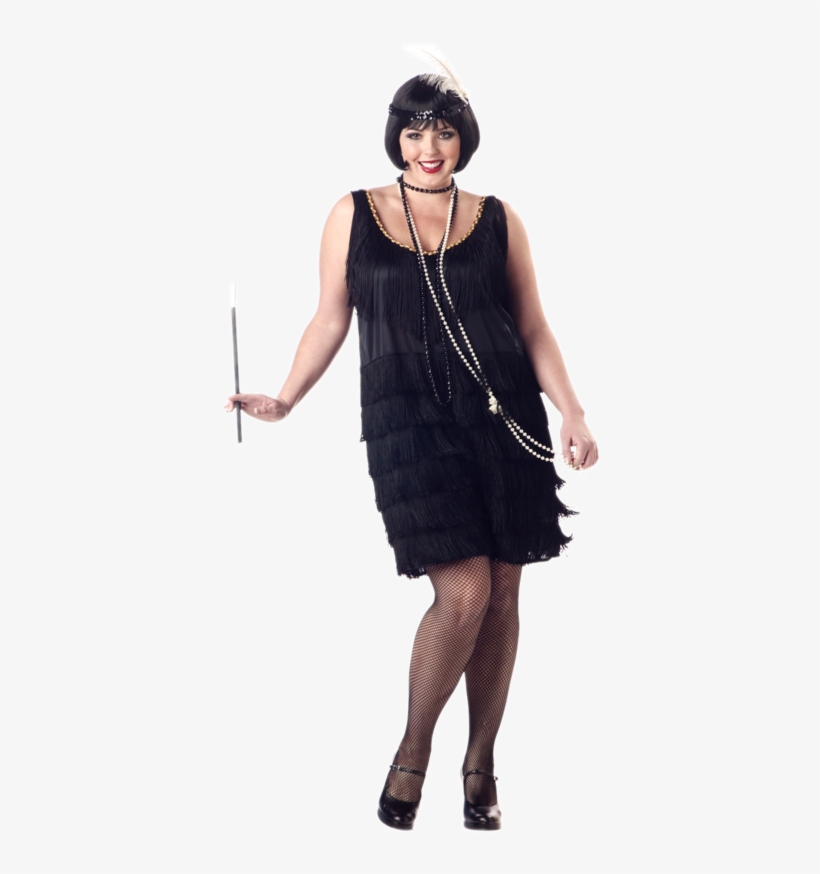 plus size flapper dress
