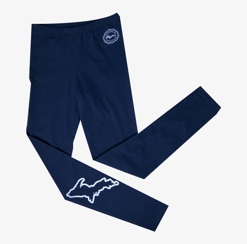 Silhouette" Ladies' Navy Legging - Pocket, transparent png download