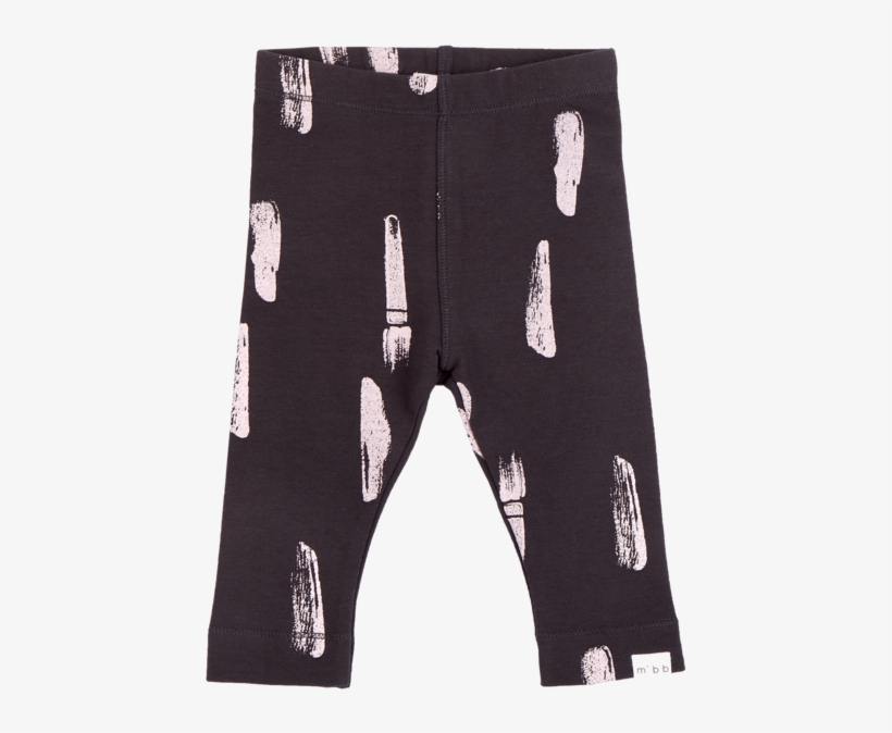 Charcoal Paint Splatter Leggings - Leggings, transparent png download