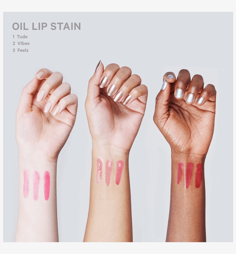 Oil Lip Stain, , Large - Milk Makeup Oil Lip Stain Swatches, transparent png download