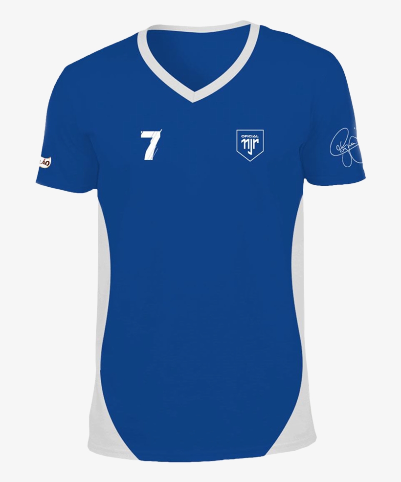 Camisa Oficial Neymar Jr Azul - Camisa Do Neymar Cafe, transparent png download