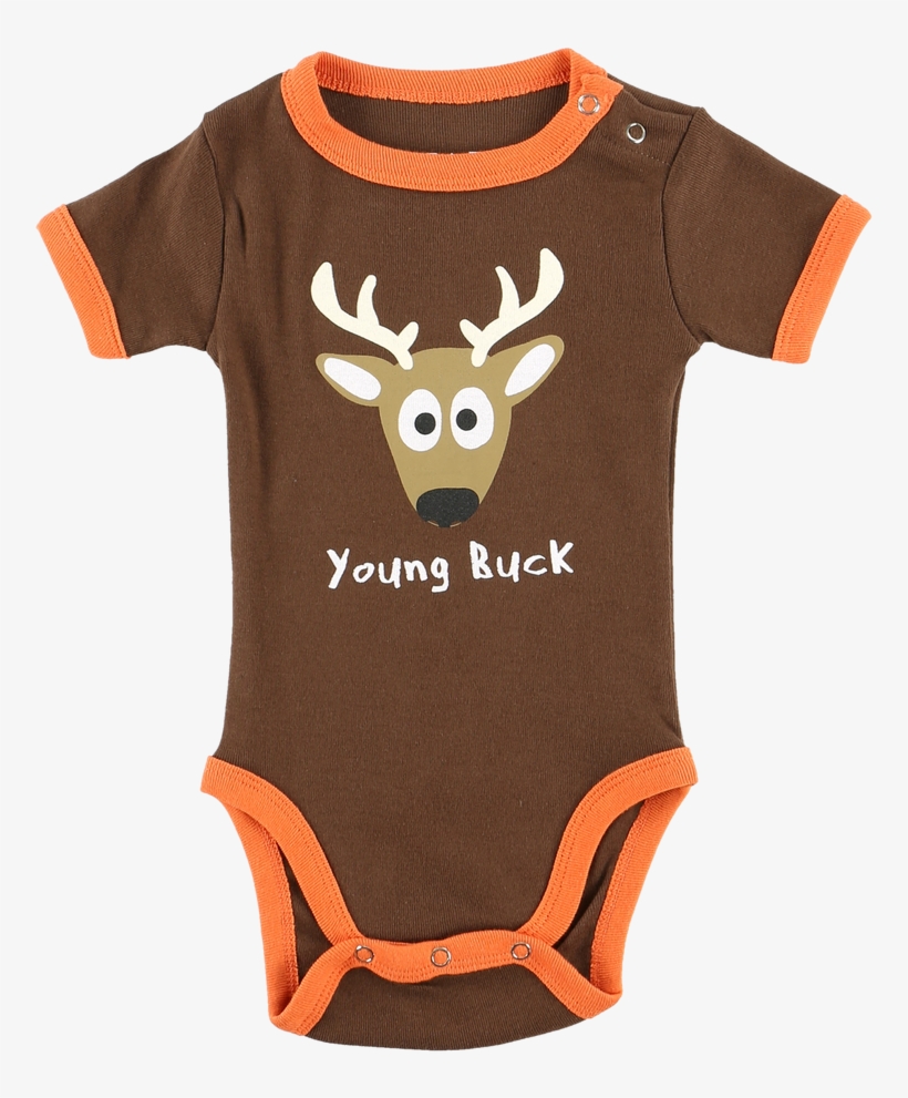 Infant Creeper Onesie Image - Antler, transparent png download