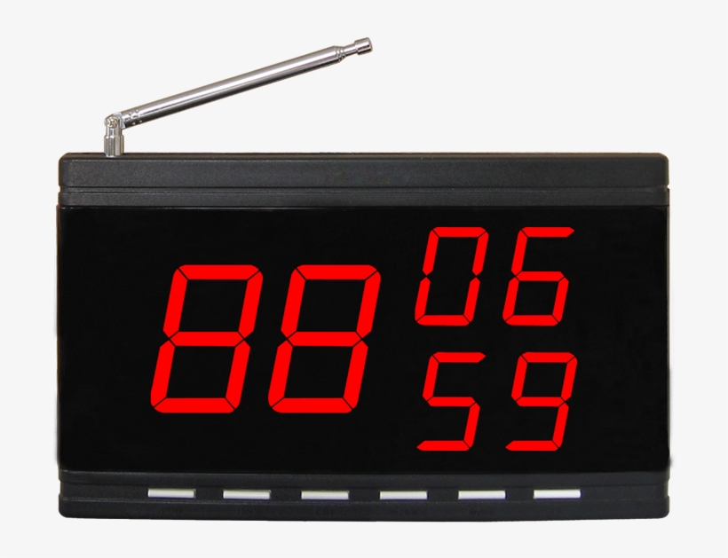 Wireless Digital Display Three Groups Of Two-digit - Pager, transparent png download