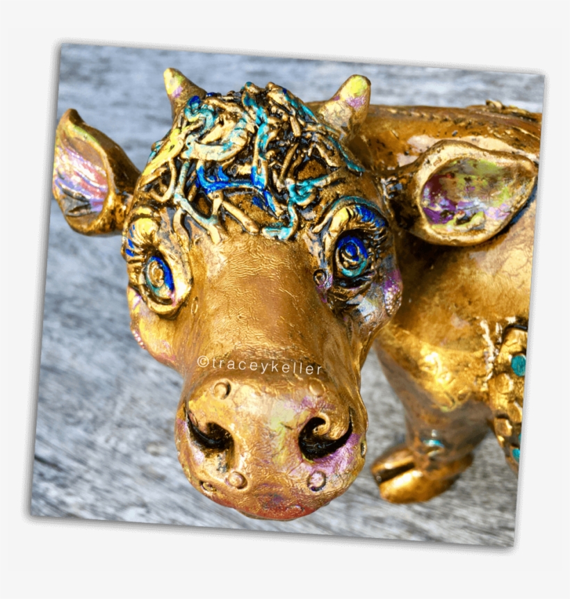 They Already Owned One Of My Bronze Cow Sculpture And, transparent png download