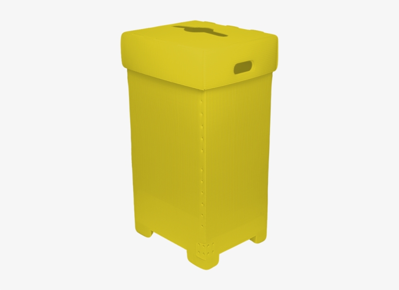 Plastic Recycling Bin With Lid - Plastic, transparent png download