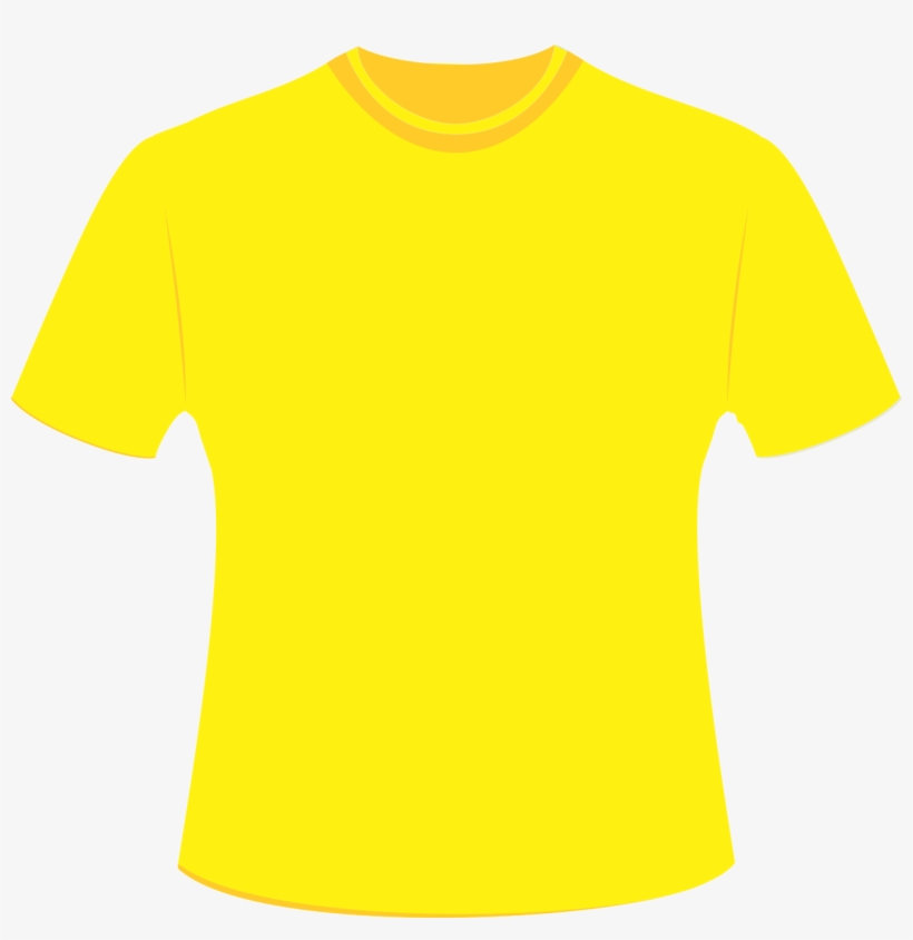 Lemon Yellow Polo Shirt, transparent png download
