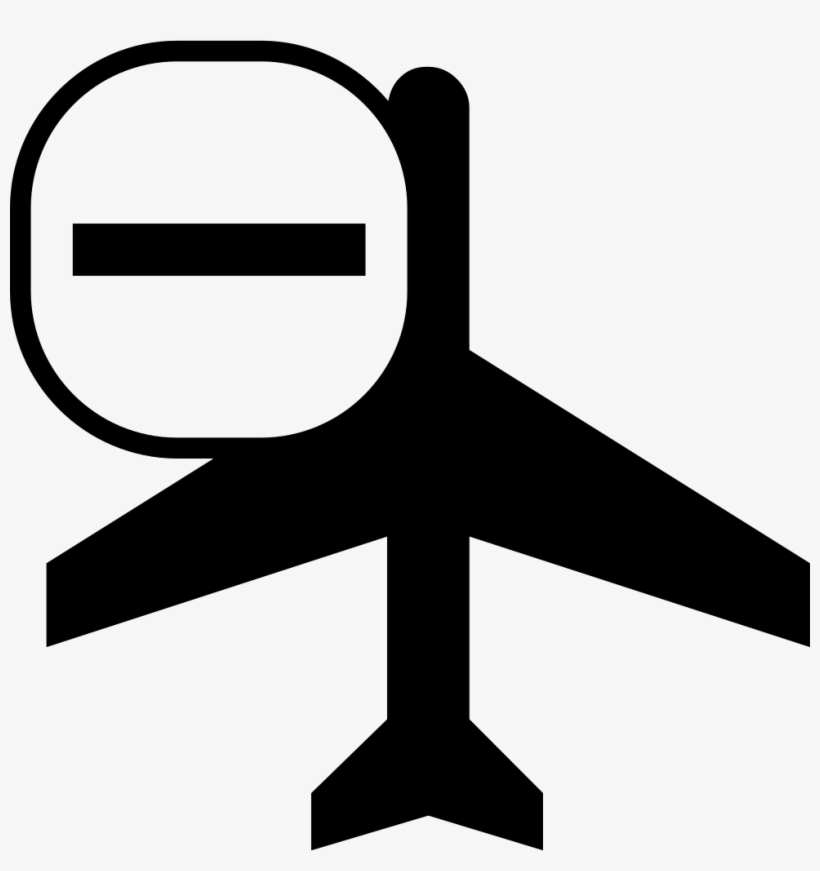 Civilian Airplane Black Silhouette With A Minus Sign - Up In The Air 2009 Poster, transparent png download