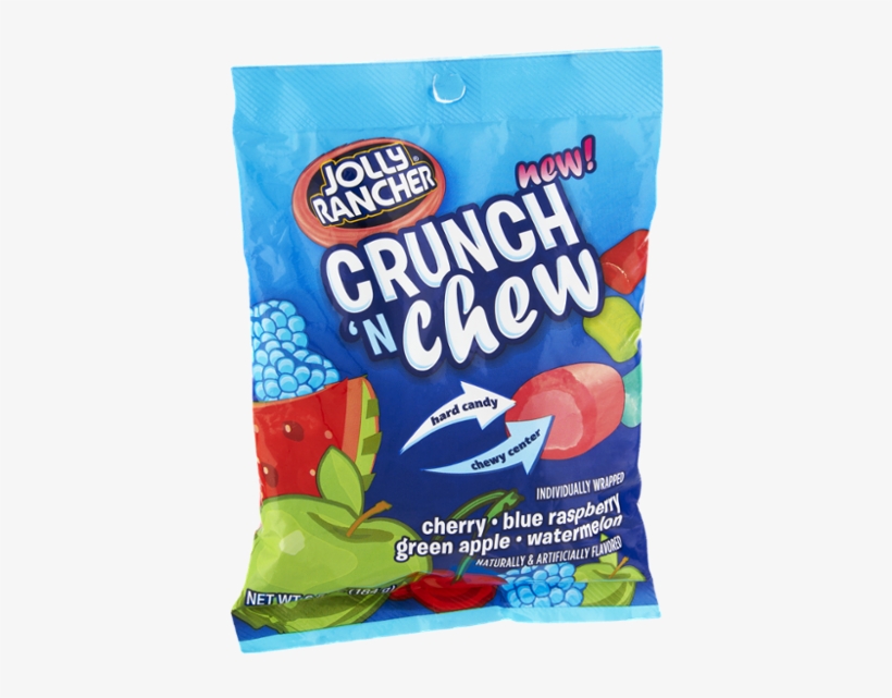 Jolly Rancher Crunch 'n Chew Original Flavors Candy - Snack, transparent png download