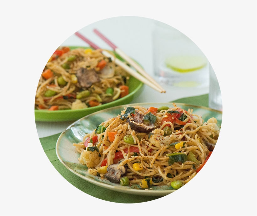 Frozen Veggie Stir Fry - Fried Noodles, transparent png download