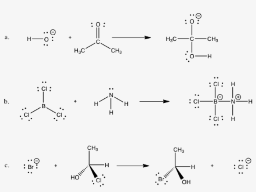 Where Do The Curved Arrows Go In The Following Pol - Diagram, transparent png download