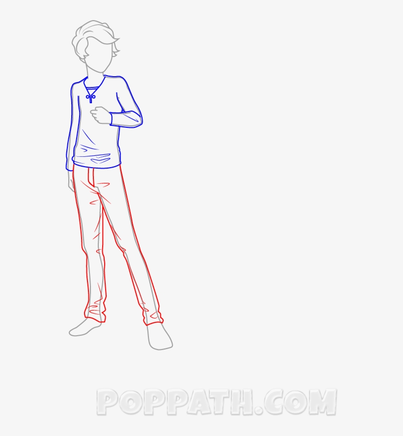 Next, We Draw The Pants - Illustration, transparent png download