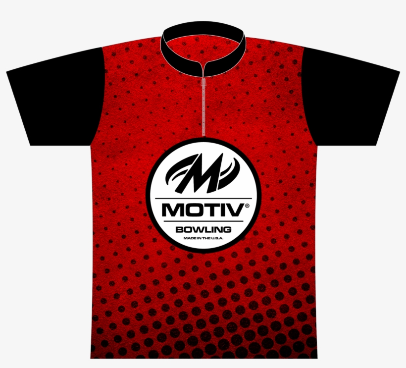 Motiv Black Dots Express Dye Sublimated Jersey - Motiv Bowling, transparent png download
