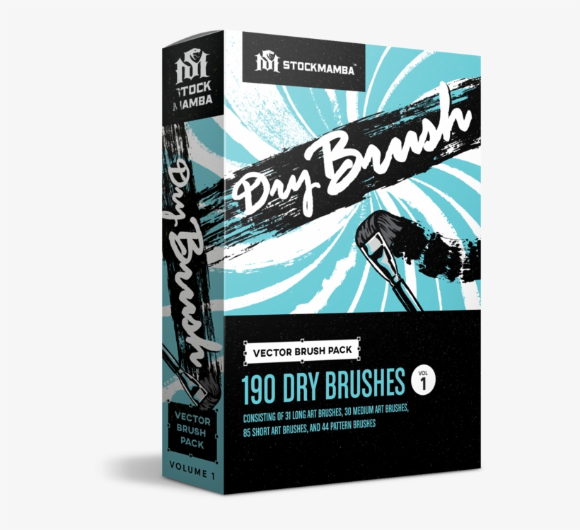 Dry Brush Vector Brush Pack - Flyer, transparent png download