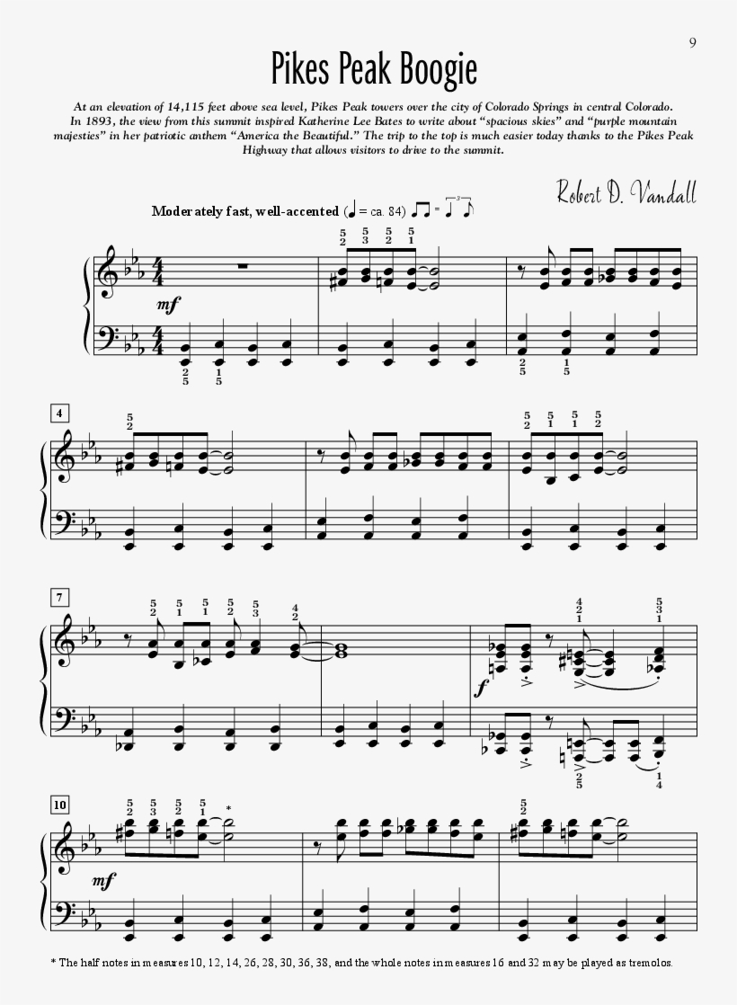 Colorful Colorado Thumbnail Colorful Colorado Thumbnail - Climb Piano Sheet Music, transparent png download