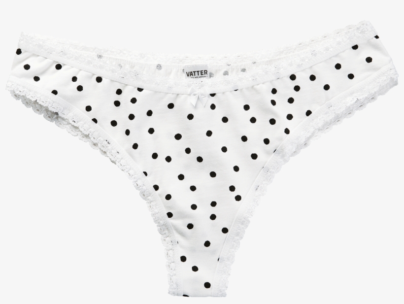 *brasilian Slip Black Dots - Underpants, transparent png download