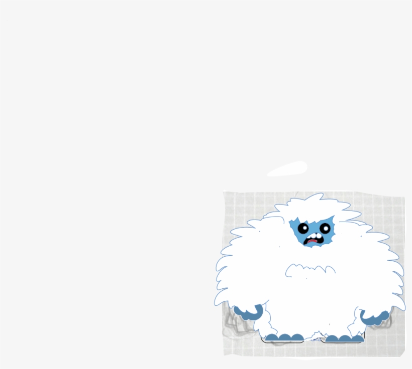 Abombinable Snowman-1mc0q9e - Picture Frame, transparent png download