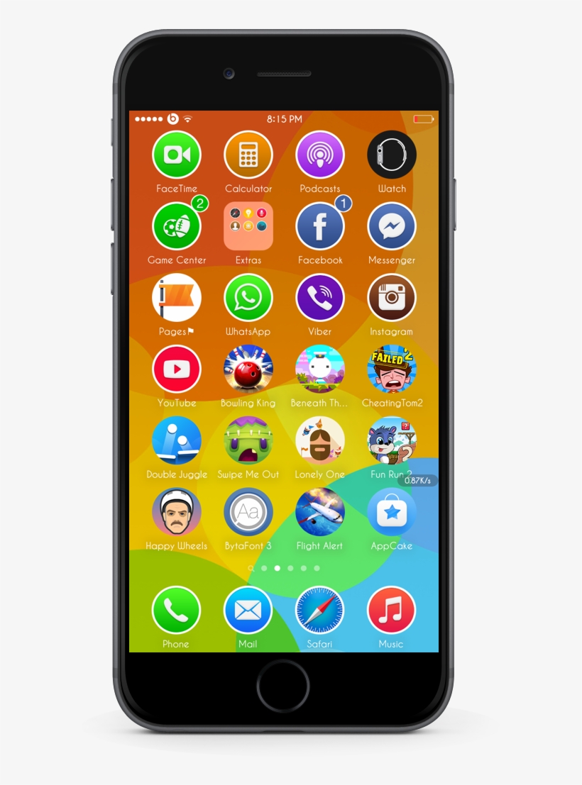 Have You Install The Best Anemone Themes Around Cydia - Iphone, transparent png download