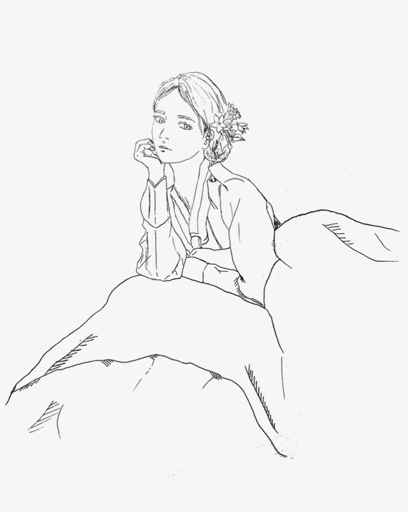 Image Royalty Free Library Korean Girl At Getdrawings - Sketch, transparent png download