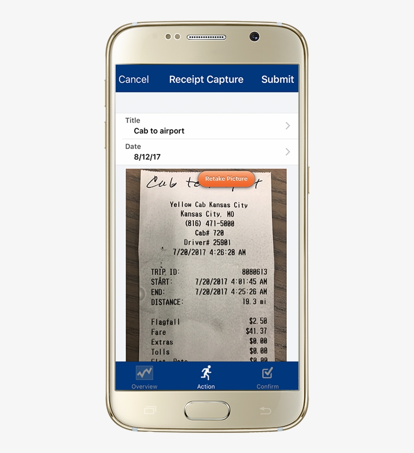 Capture Receipt Via Mobile - Iphone, transparent png download