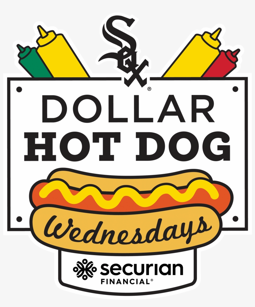 $1 Hot Dog Wednesday - Chicago White Sox, transparent png download