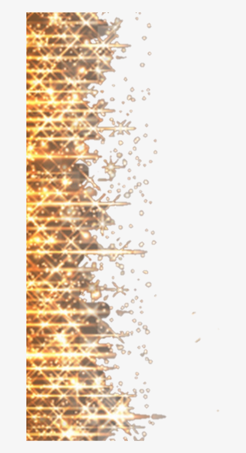 Glitter Sticker - Gold, transparent png download