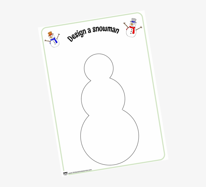Design Your Own Snowman - Games, transparent png download