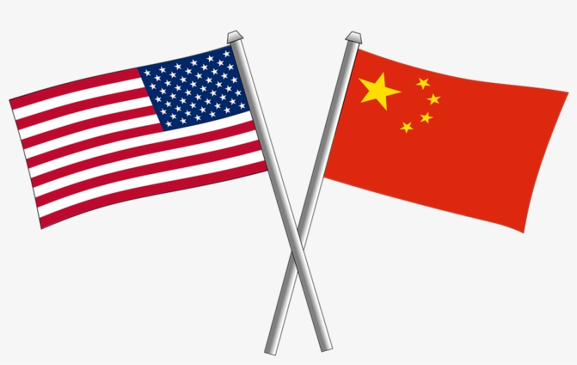 U - S - -china Flags - Kennedy Space Center, transparent png download