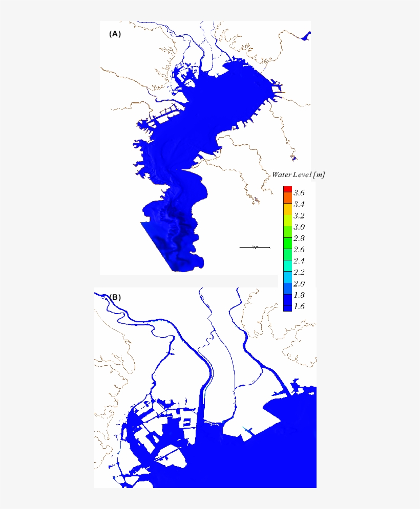 The Water Surface Elevation Contours At 17-hours In - Tokyo, transparent png download