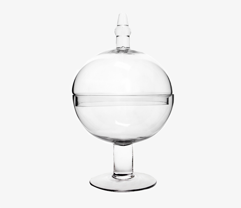 16 Inch Tall Clear Apothecary Jar Candy Buffet Container - Snifter, transparent png download