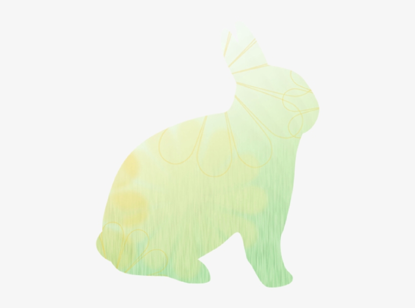 Rabbit Green Design Png, transparent png download