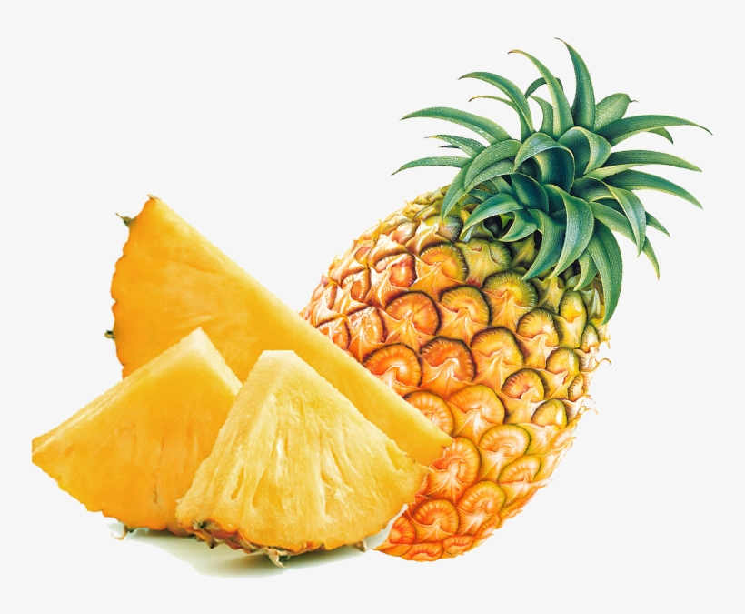 Cut Smoothie Juice Fruit Pineapple Vegetable Clipart - Pineapple Psd, transparent png download