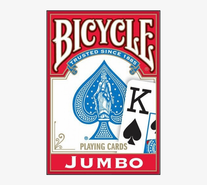 Rider Back International Jumbo Index - Bicycle Playing Cards, transparent png download