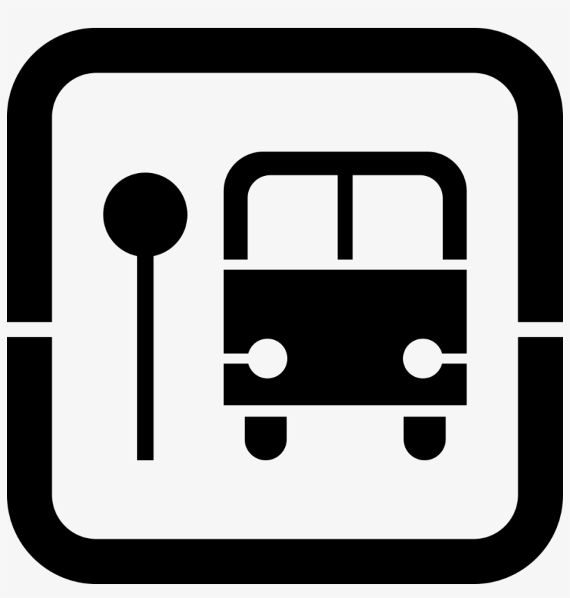 Busstop Comments - Bus Stop Signal, transparent png download