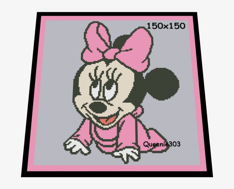 Baby Minnie - Cartoon, transparent png download
