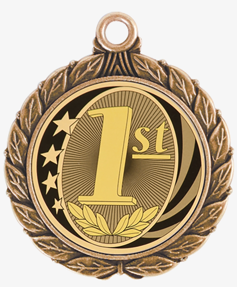 Wreath 1st Place Medal - Emblem, transparent png download