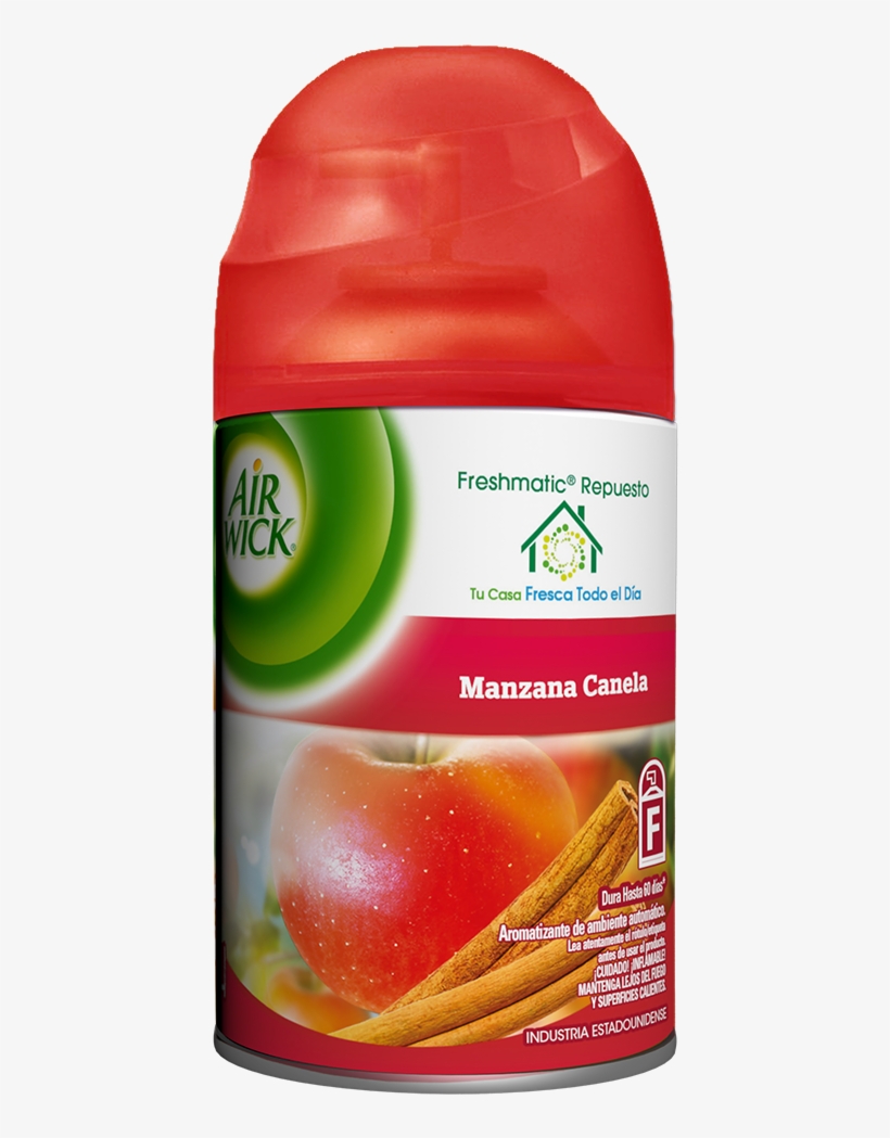 Aerosol Automático Freshmatic Manzana Y Canela Recarga - Bottle, transparent png download
