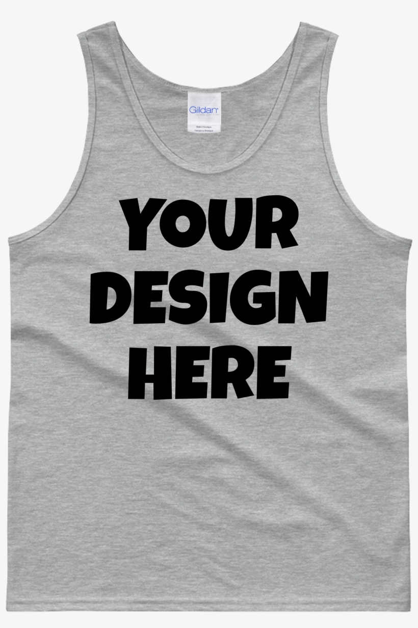 Gildan 2200 Adult Tank Top Mockups - Active Tank, transparent png download