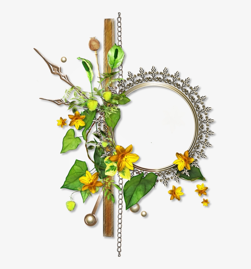 Simple Frame Flower Free Transparent Image Hq - Race Face Direct Mount Narrow Wide Chainring, transparent png download