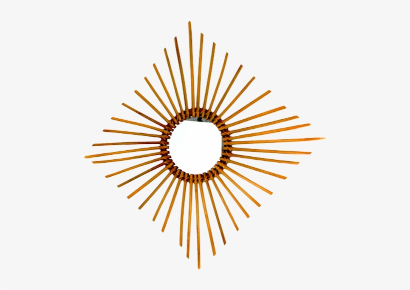 Espejo Bambú Cuadrado, transparent png download
