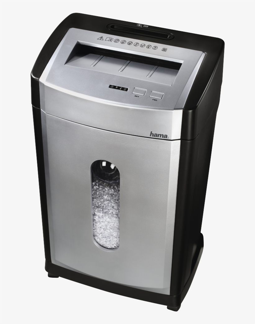 "professional M12cd" Shredder - Hama 00050186 Cross Shredding 58db 225mm Paper Shredder, transparent png download