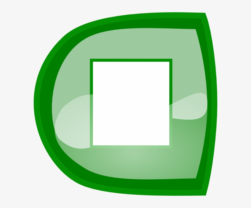 Green Stop Button Svg Clip Arts 600 X 600 Px, transparent png download
