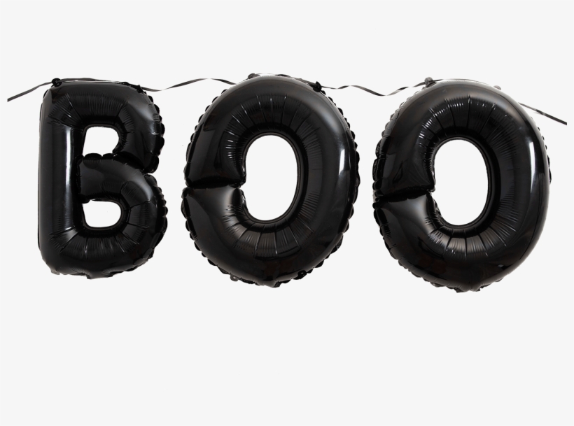 Boo Black Balloon Banner - Inflatable, transparent png download