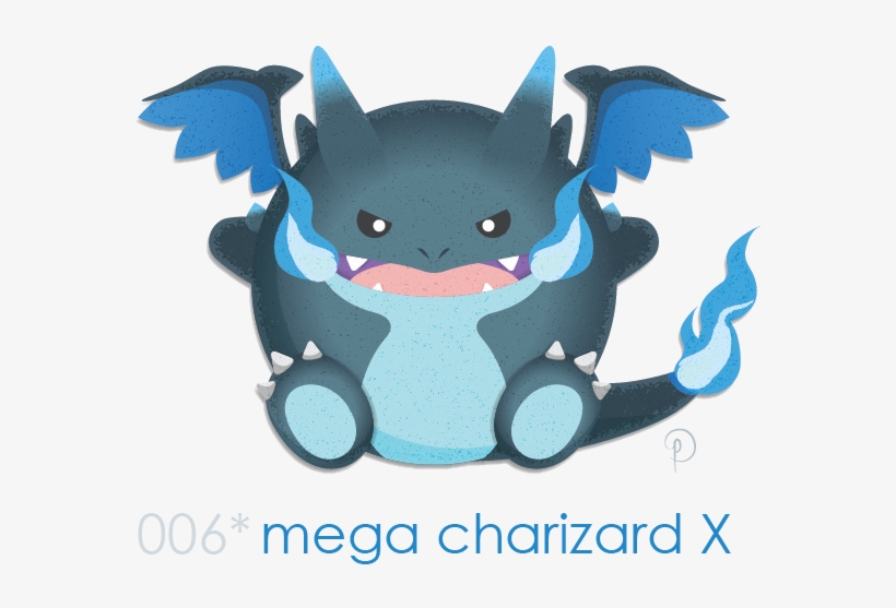 Mega Charizard X Man Oh Man - Cartoon, transparent png download