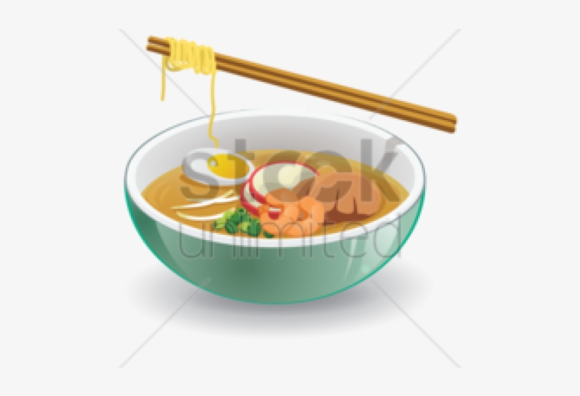 Noodle Clipart Chopstick Noodle - Asian Soups, transparent png download