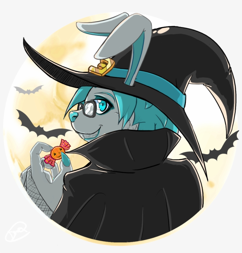 Ych Halloween Moon Portrait - Cartoon, transparent png download