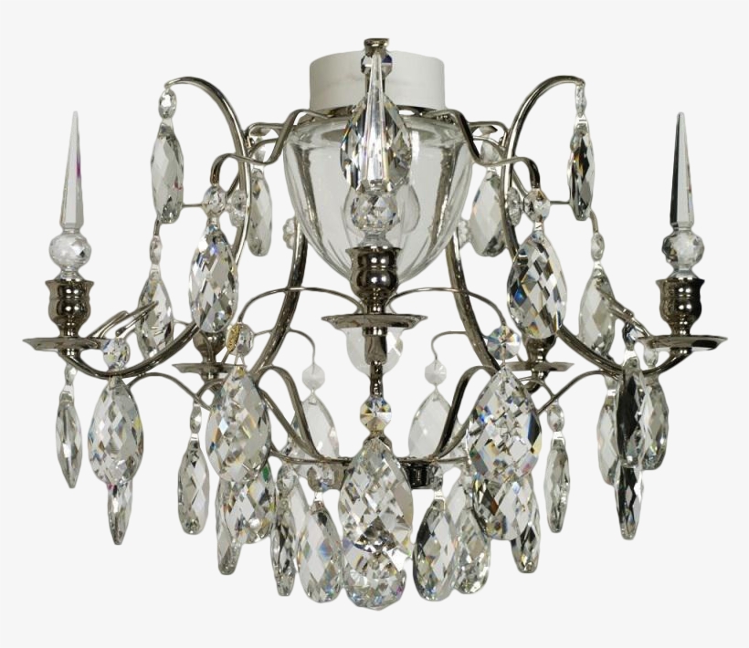 Elegance Crystal Chandeliers - Chandelier, transparent png download