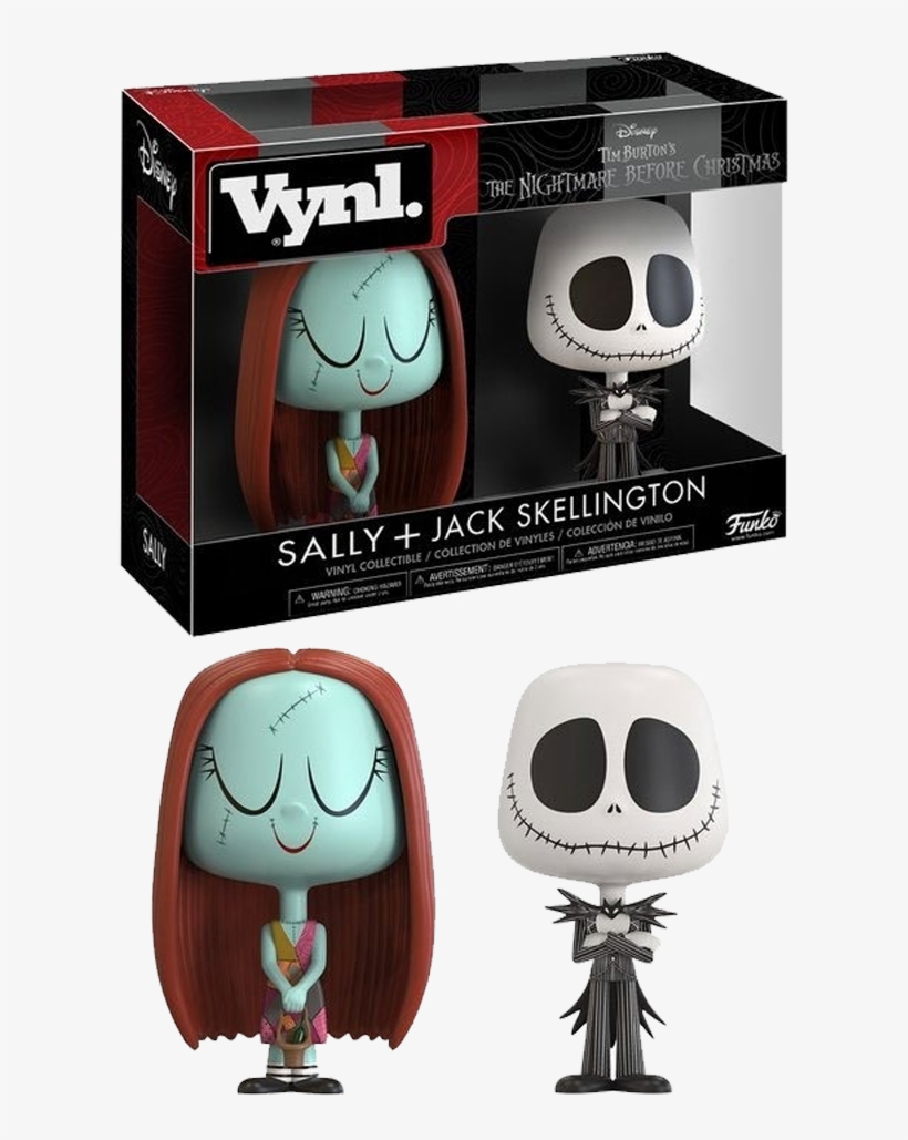 Nightmare Before Christmas Vynl Vinyl Jack & Sally - Nightmare Before Christmas Vynl, transparent png download